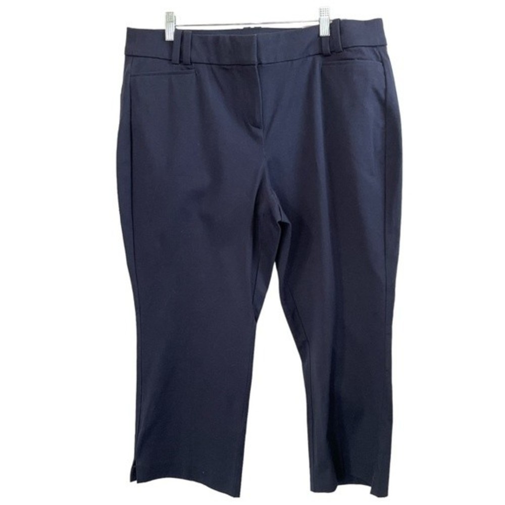 NWT Lane Bryant The Allie Skinny Crop Pants Navy Plus Size 16W